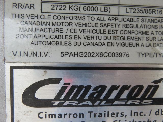 2006 CIMARRON NORSTAR GOOSENECK STOCK TRAILER