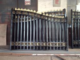 20' HEAVY DUTY BI-PARTING WROUGHT IRON DRIVEWAY GATE