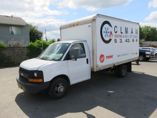 2007 CHEVROLET G33803 14' CUTAWAY BOX TRUCK