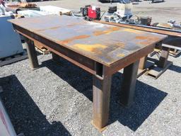 3/4" STEEL WORK TABLE