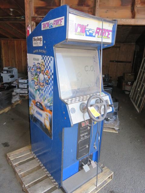 KONAMI RACING FORCE ARCADE GAME (NO KEY)