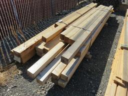 ASSORTED SIZE CEDAR POSTS