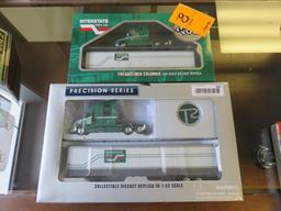 (2) BOXES OF DIE CAST REPLICA INTERSTATE TRUCKS