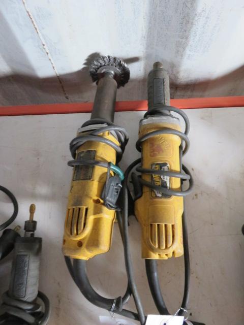 (2) DEWALT DWE4887N DIE GRINDERS