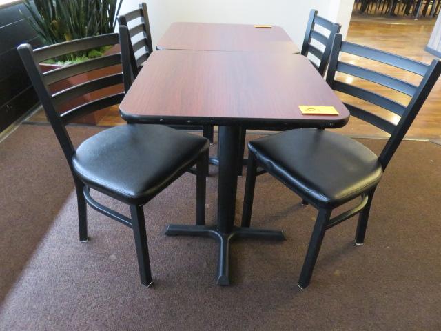 24'' X 24'' TABLE W/(2) CHAIRS