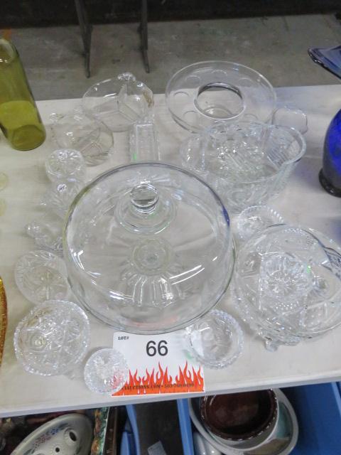 WHITE GLASS WARE