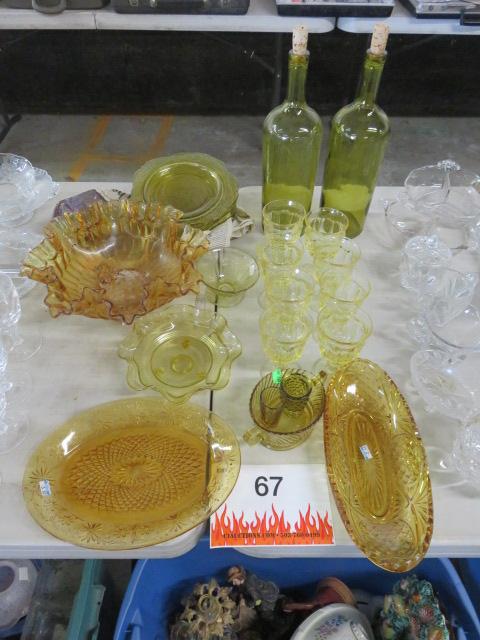 AMBER GLASS WARE