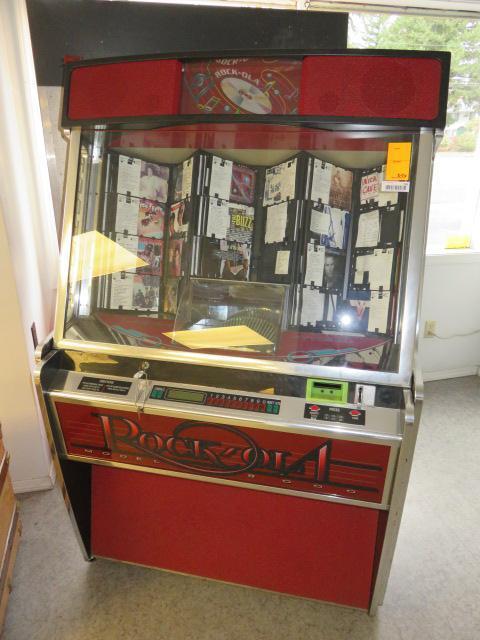 ROCK-OLA 8000-3X 100 DISC JUKEBOX *REMOTE & KEY IN OFFICE