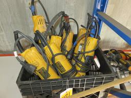 (7) DEWALT CORED 120V DIE GRINDERS