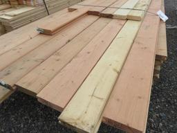 ASSORTED LENGTH TONGUE & GROOVE FIR SUB FLOOR BOARDS