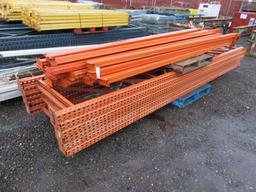 (6) 16' PALLET RACKING UPRIGHTS W/ (15) 12' CROSSARMS