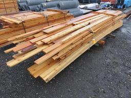 ASSORTED SIZE & LENGTH PINE BOARDS