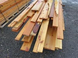ASSORTED SIZE & LENGTH PINE BOARDS