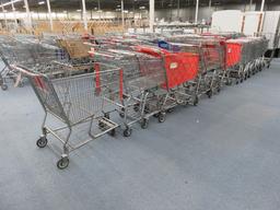 LOT OF ASSORTED SHOPPING CARTS