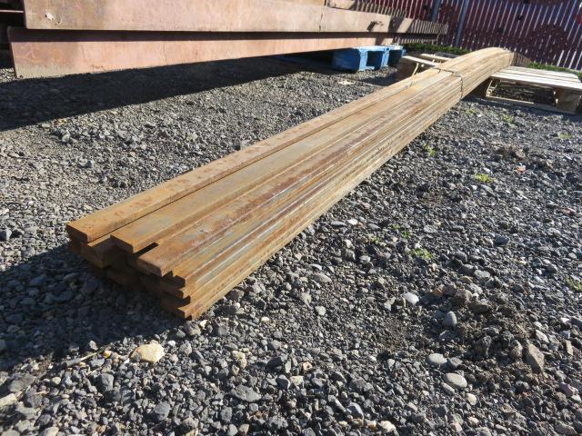 PALLET W/ (30) 20' X 2' STEEL FLAT STOCK