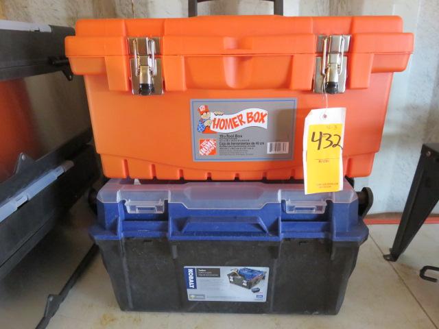 KOBALT TOOL BOX & HOME DEPOT 19'' TOOL BOX