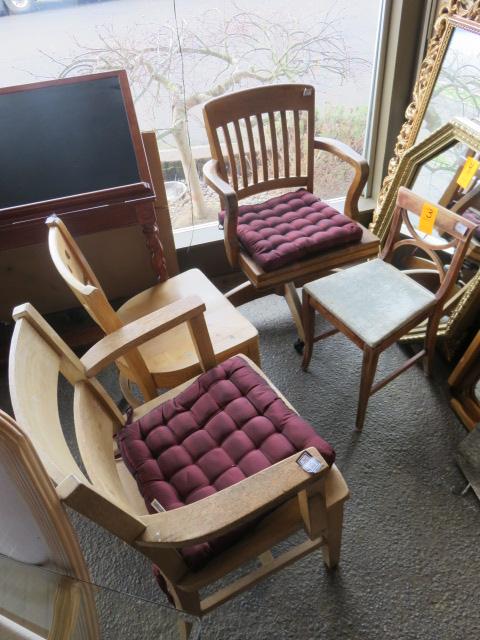 (4) ASSORTED CHAIRS