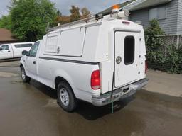 2000 FORD F150 CONTRACTORS UTILITY TRUCK