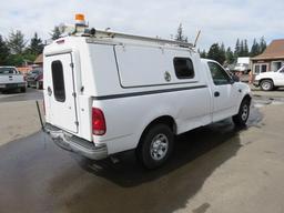 2000 FORD F150 CONTRACTORS UTILITY TRUCK