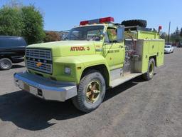 1980 FORD F600 FIRE TRUCK