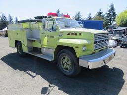 1980 FORD F600 FIRE TRUCK