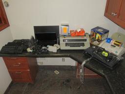 DELL NOTEBOOK, KEY BOARDS, TYPE WRITER, & FAX MACHINE