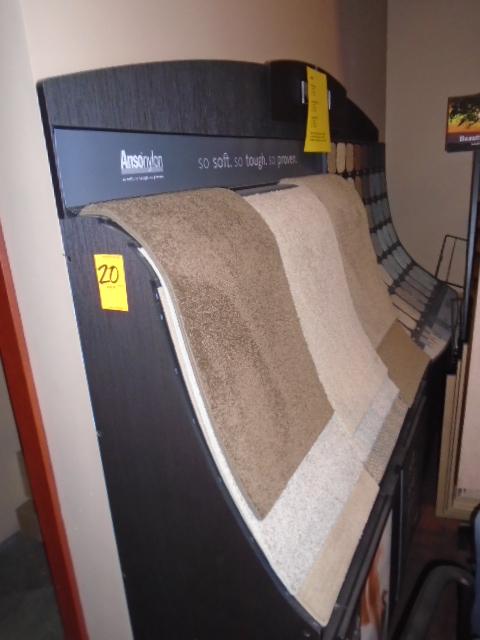 CARPET DISPLAY RACK