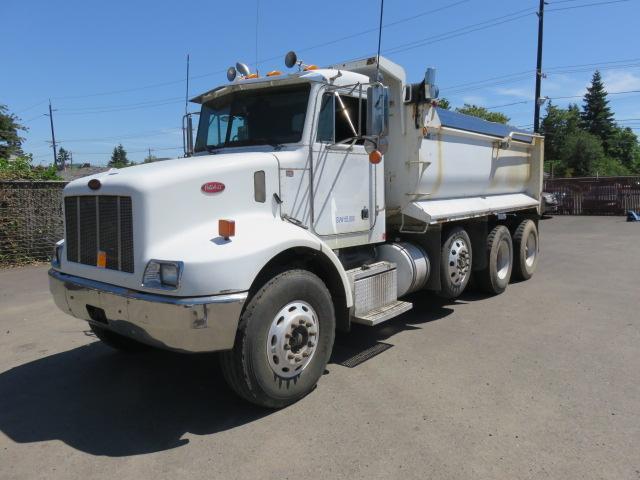 2001 PETERBILT 330 13-15 YARD 4 AXLE AIR DUMP TRUCK