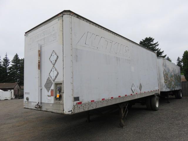 1986 GREAT DANE 28' DRY VAN TRAILER