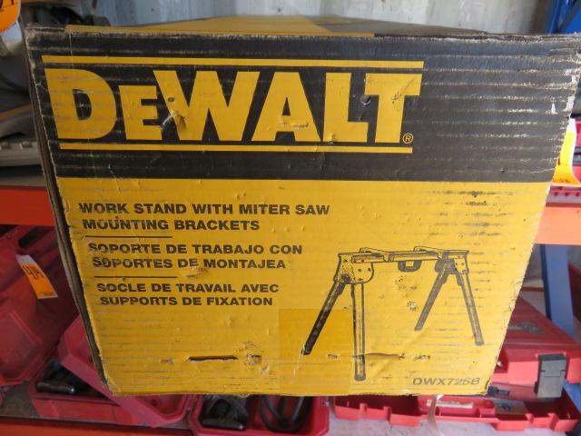 DEWALT WORK STAND W/MITER SAW MOUNTING BRACKETS