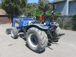 NEW HOLLAND J4050 4X4 TRACTOR W/FRONT LOADER