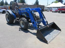 NEW HOLLAND J4050 4X4 TRACTOR W/FRONT LOADER