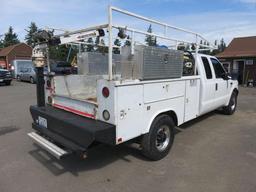 2000 FORD F350 SUPER DUTY EXTENDED CAB UTILITY SERVICE TRUCK