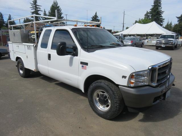 2000 FORD F350 SUPER DUTY EXTENDED CAB UTILITY SERVICE TRUCK