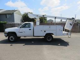 1998 DODGE RAM 3500 BUCKET TRUCK