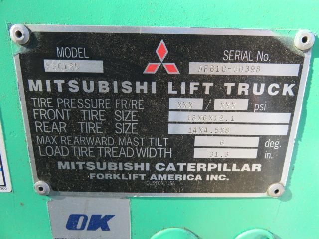 MITSUBISHI FGC18K FORKLIFT