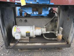 HYDRAULIC POWER UNIT W/BALDOR 3 PHASE ELECTRIC MOTOR