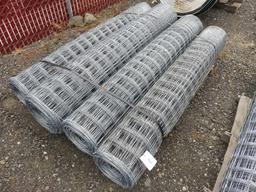 (4) ROLLS OF 6' FIELD FENCING