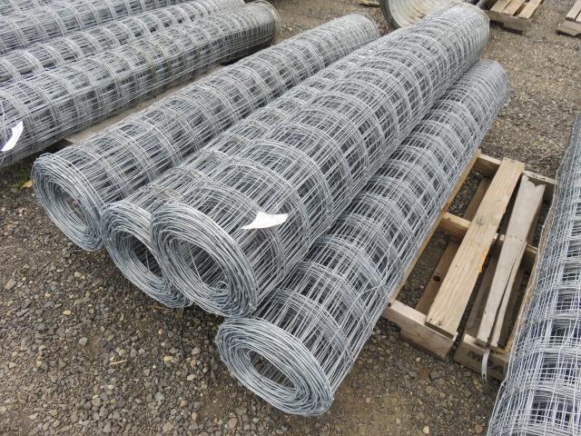 (4) ROLLS OF 6' FIELD FENCING