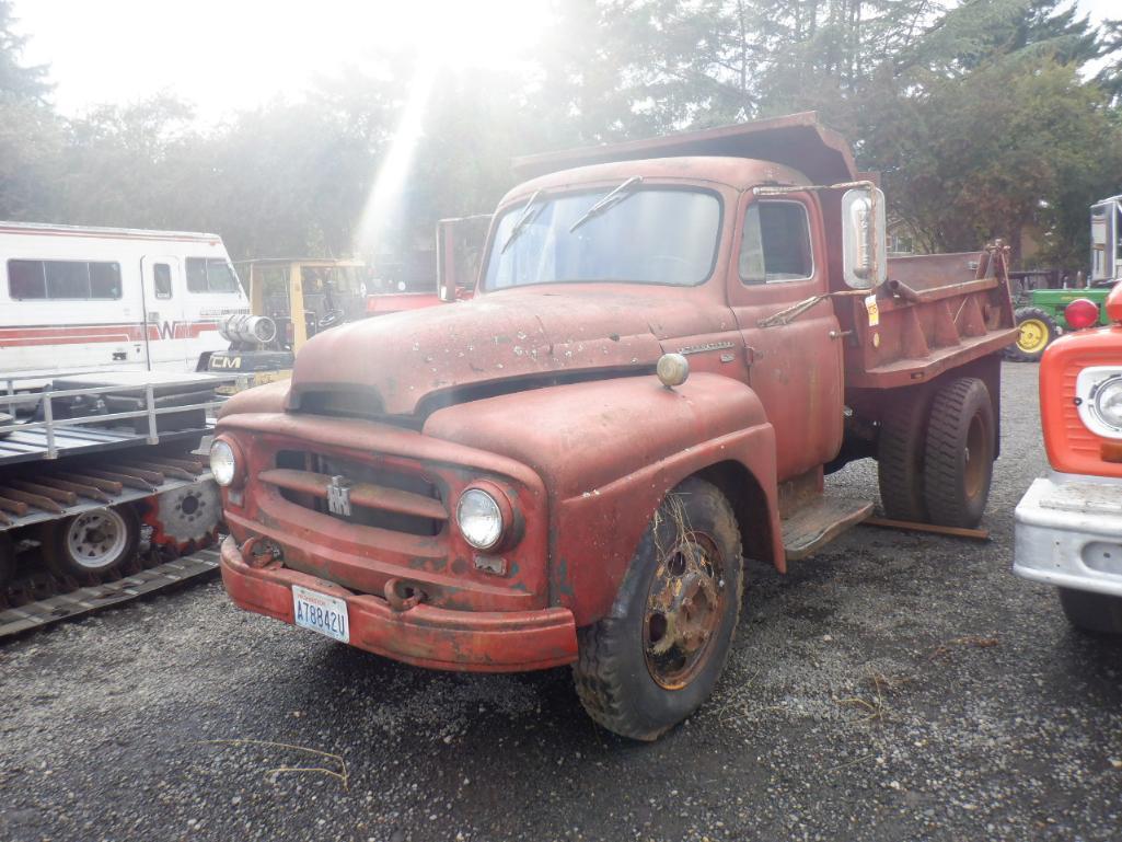 1955 INTERNATIONAL R-162 2 YARD DUMP TRUCK *LIEN PAPERS