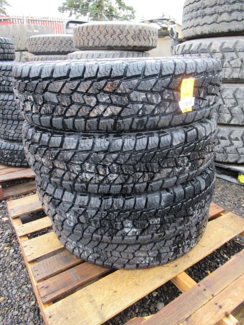 SET OF (4) HERCULES TERRA TRAC ATII LT235/80R17 TIRES (UNUSED)