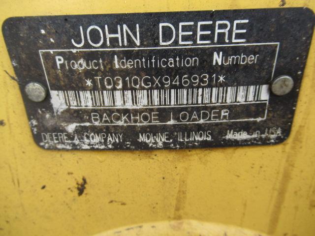 2006 JOHN DEERE 310G EXTENDAHOE LOADER BACKHOE