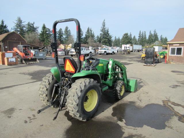 2011 JOHN DEERE 3120 4X4 TRACTOR W/ FRONT LOADER