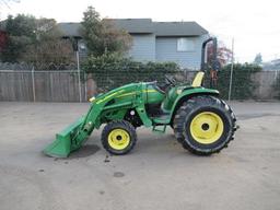 2014 JOHN DEERE 4120 4X4 TRACTOR W/FRONT LOADER