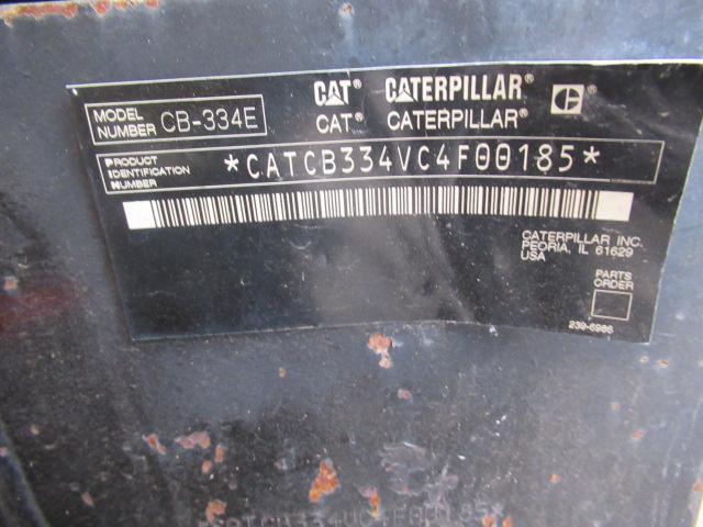 CATERPILLAR CB-334E VIBRATORY DUAL DRUM ROLLER