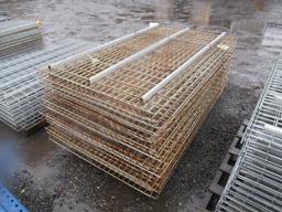 APPROX. (27) 46'' X 73'' WIRE MESH PALLET RACK DECKING