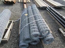 (7) ROLLS OF 6' FIELD FENCE