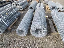 (2) ASSORTED LENGTH ROLLS OF 6' FIELD FENCE