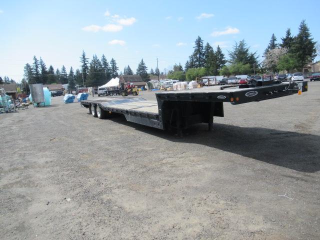 2007 LEDWELL 48' BEAVERTAIL EQUIPMENT TRAILER