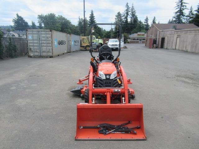 KUBOTA BX23S 4X4 TRACTOR W/ FRONT LOADER, BACKHOE & BELLY MOWER